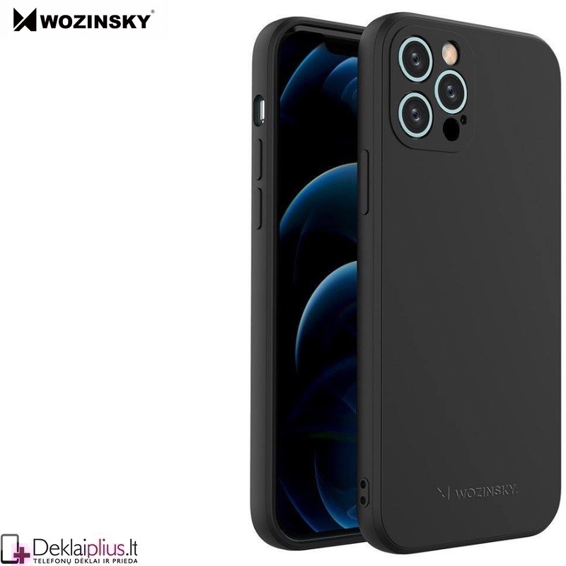 Wozinsky guminis 1mm. storio dėklas - juodas (telefonui Apple Iphone 13 Mini) Wozinsky guminis 1mm. storio dėklas - juodas (telefonui Apple Iphone 13 Mini)